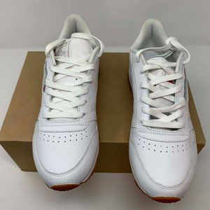 Reebok CL Leather Shoe, Women's Size 10, White